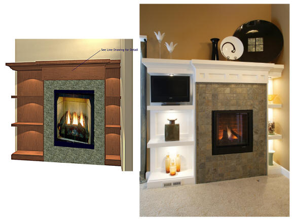 Custom Fireplace Mantel